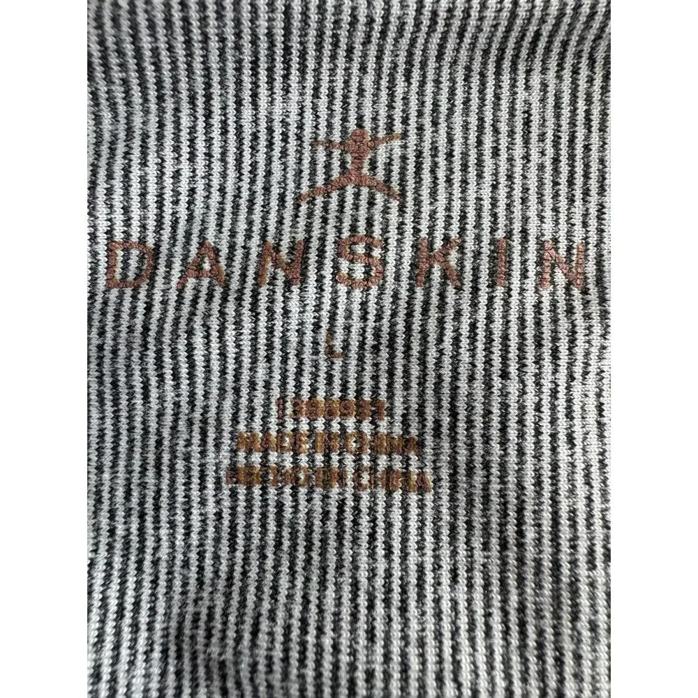 Danskin Gray Striped Leggings Women’s L/G Yoga Activewear Stretch Pants - Picture 10 of 10